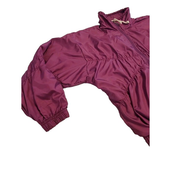 Rare Vintage Sergio Tacchini 70's Purple Track Batwing Womens Jacket Sz 8 Medium - Picture 3 of 13